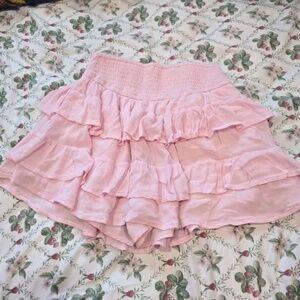💕 Hollister Ultra High-Rise Ruffle Mini Skirt – Size Small